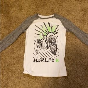Baseball hurley t shirt with skeleton